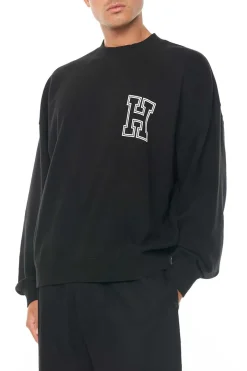BOX CREW 350/LINED OUT WASHED BLACK