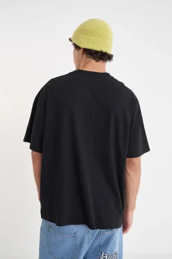 BOX TEE 220/LINED OUT WASHED BLACK