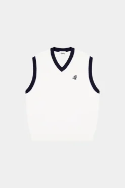 BUNKER KNIT VEST CHALK