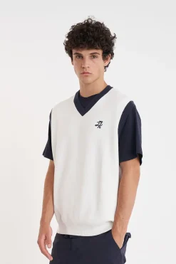 BUNKER KNIT VEST CHALK