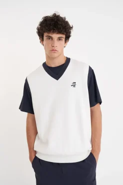 BUNKER KNIT VEST CHALK