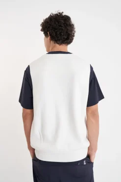 BUNKER KNIT VEST CHALK