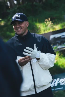 CADDIE TRACK JACKET NAVY