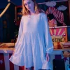 CELINE LS MILLY DRESS TWINKLE/CHALK