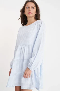 CELINE LS MILLY DRESS TWINKLE/CHALK