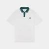 CHECK SS POLO CHALK