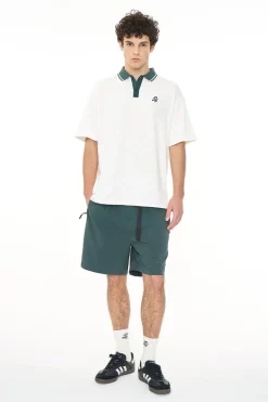 CHECK SS POLO CHALK