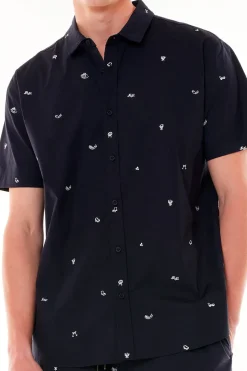 CHEERS SS OG SHIRT NAVY/WHITE