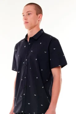 CHEERS SS OG SHIRT NAVY/WHITE