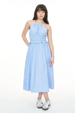 CRUISE JEANNE MIDI DRESS CORNFLOWER