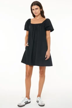 DAWN AIRY MINIDRESS BLACK