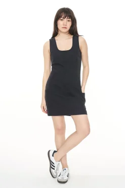 DENIM WYNN DRESS BLACK WASH