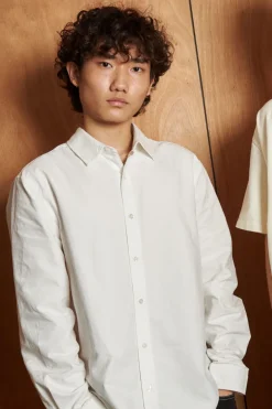 DOBBY SHIRT ECRU