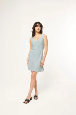 DRIFT SHIFT DRESS AQUA