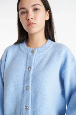 ELLE CROP CARDIGAN GLACIER