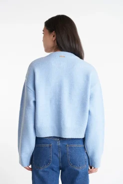 ELLE CROP CARDIGAN GLACIER