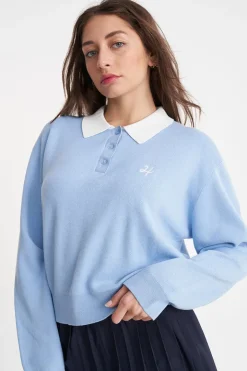 FIELD RUGBY KNIT CLUB BLUE