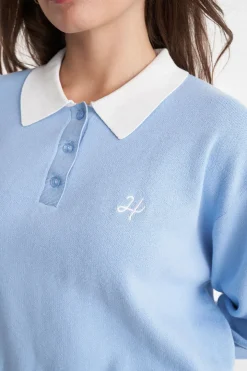 FIELD RUGBY KNIT CLUB BLUE