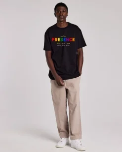 GENDER NEUTRAL TEE/PRESENCE BLACK