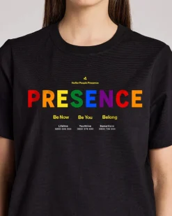 GENDER NEUTRAL TEE/PRESENCE BLACK