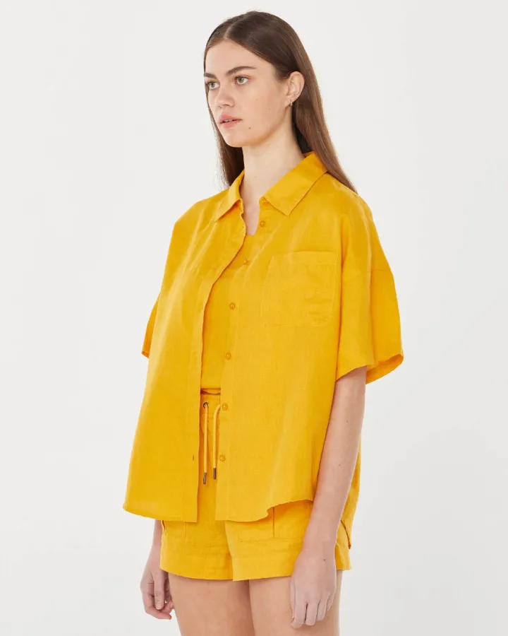 GOLDEN BAY SS DAY SHIRT MANGO