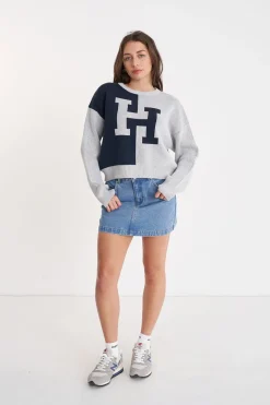H-LOCK RUSH CREW NAVY/SILVERMARLE