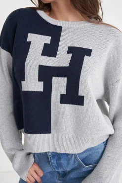 H-LOCK RUSH CREW NAVY/SILVERMARLE