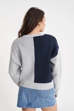 H-LOCK RUSH CREW NAVY/SILVERMARLE