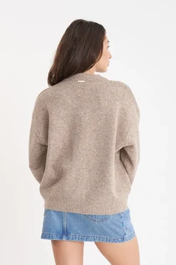 KENDALL CARDIGAN OAT MARLE
