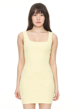 KIMI KNIT MINI DRESS LIMONCELLO
