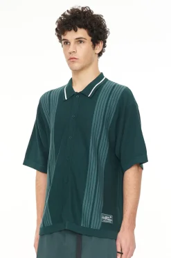 KNIT SHIRT GOLF GREEN