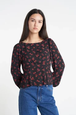 LA ROSA NINA LS TOP DARK ROSE