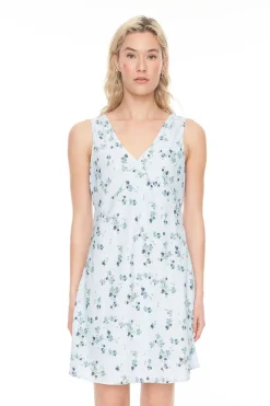 LALISA CLEO MINI DRESS BLUE FLORAL