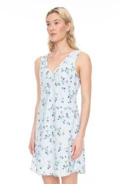 LALISA CLEO MINI DRESS BLUE FLORAL