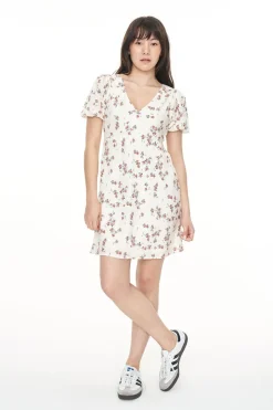 LALISA CLEO MINI DRESS MULTI FLORAL