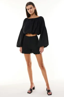 LIN-IN BOAT SHORT BLACK