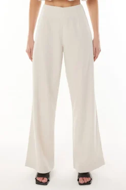 LIN-IN HIGH WAIST PANT NATURAL