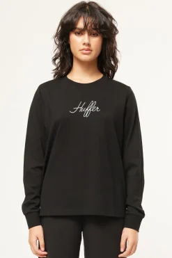 LS LANEWAY TEE/IDYLLIC BLACK