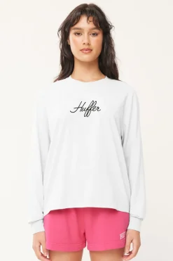 LS LANEWAY TEE/IDYLLIC WHITE