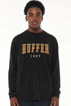 LS SUP TEE/ECHO BLACK