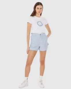 MADELEINE CARPENTER SHORT BLUE/WHITE