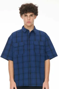 MECH SHIRT BLUE CHECK