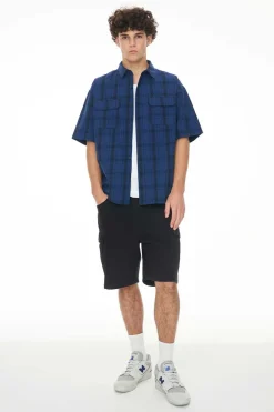 MECH SHIRT BLUE CHECK