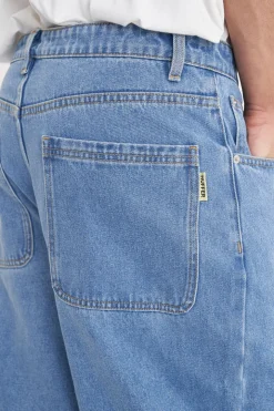 MENS BAGGY DENIM JEAN MID WASH