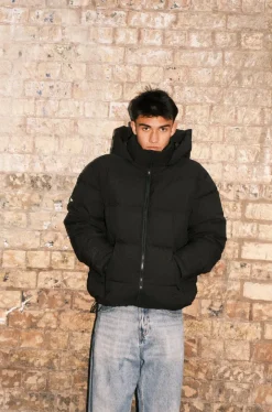 MENS BLOCK DOWN JKT BLACK