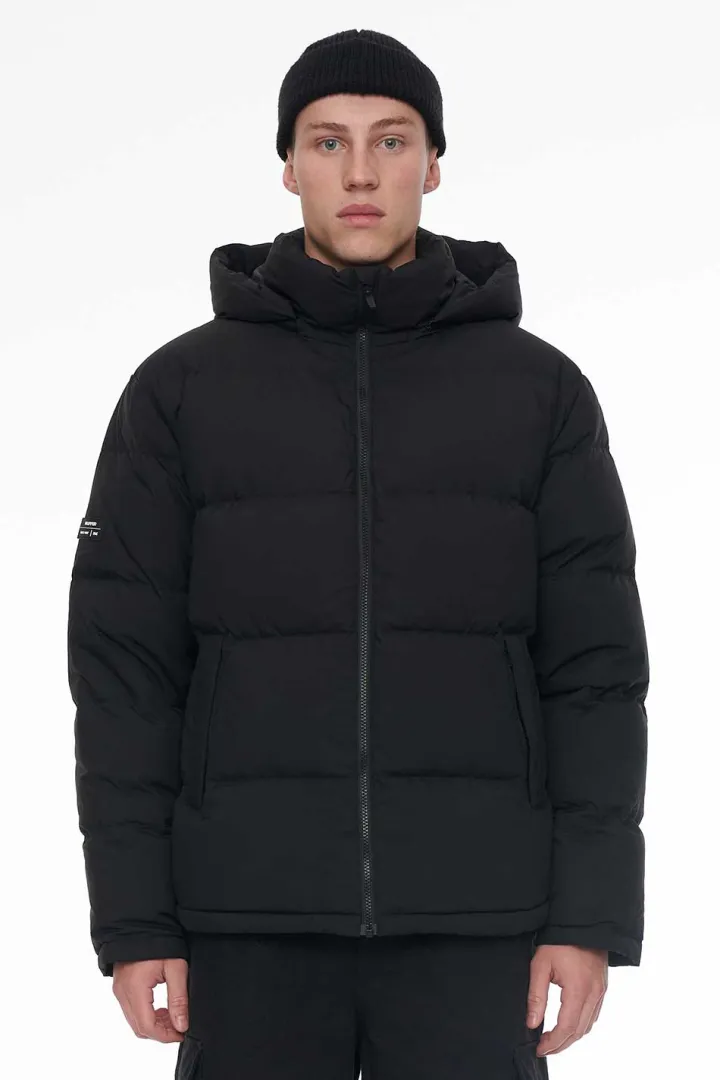 MENS BLOCK DOWN JKT BLACK