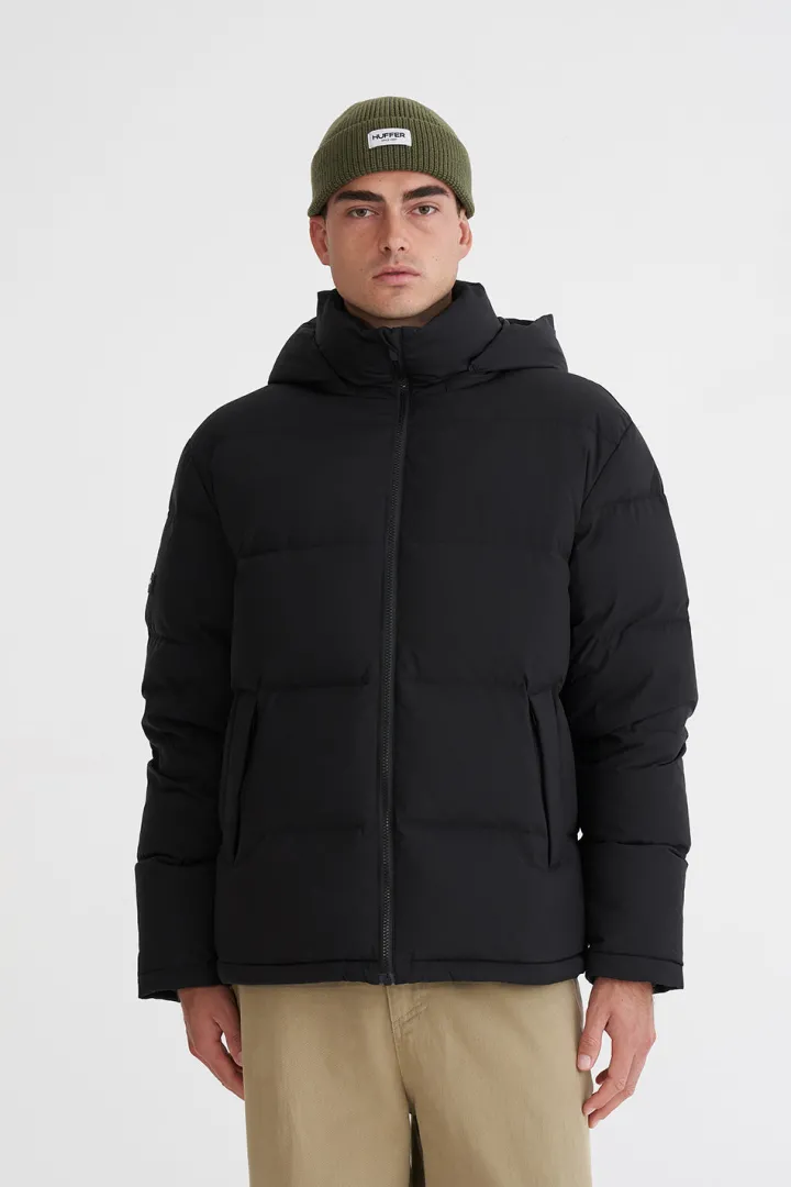 MENS BLOCK DOWN JKT BLACK