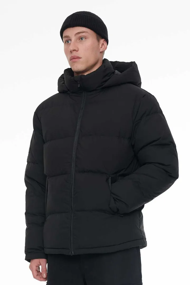 MENS BLOCK DOWN JKT BLACK