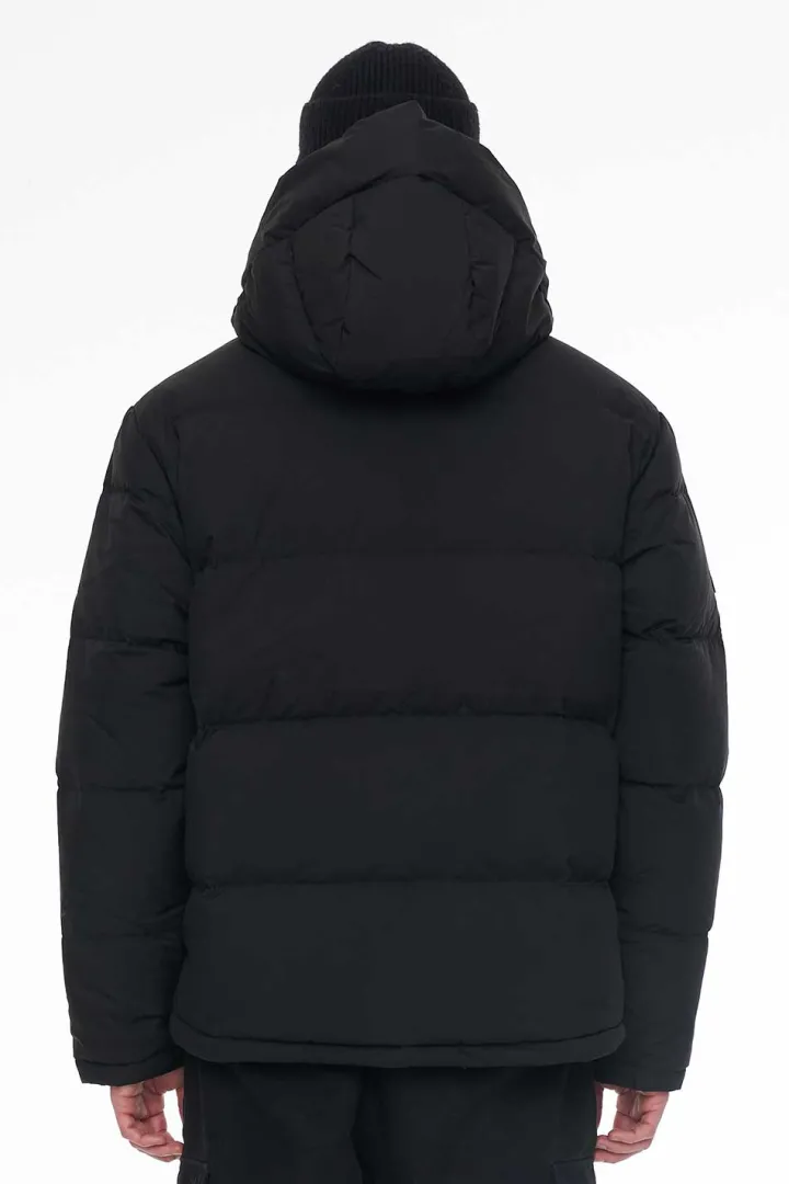 MENS BLOCK DOWN JKT BLACK