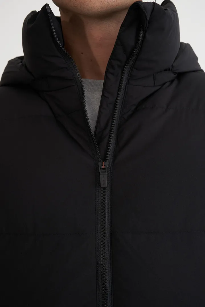 MENS BLOCK DOWN JKT BLACK